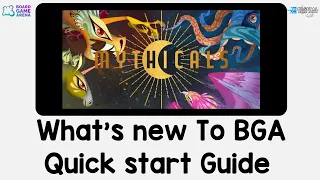 What's new to BGA. Architects of Mythicals - Quick Start Guide on Board Game Arena.