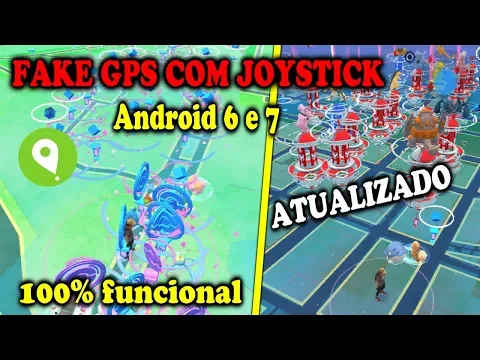 NOVO FAKEGPS JOYSTICK ATUALIZADO PARA ANDROID 6 E 7 /POKÉMON GO/
FUNCIONANDO