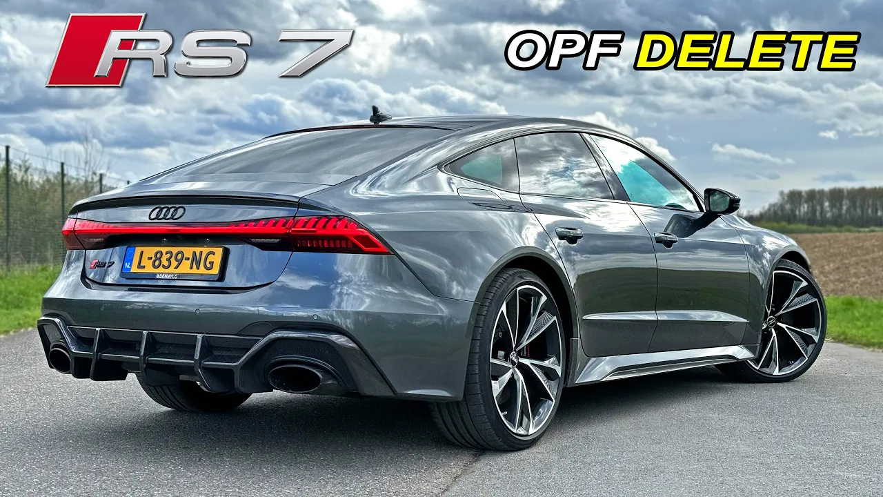 Audi RS7 C8 *OPF DELETE* // 300KMH REVIEW on Autobahn