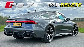 Audi RS7 C8 *OPF DELETE* // 300KMH REVIEW on Autobahn
