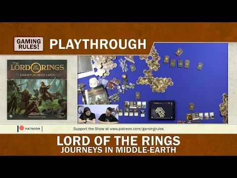 Lord of the Rings - Journeys in Middle-Earth - Unboxing and Playthrough
