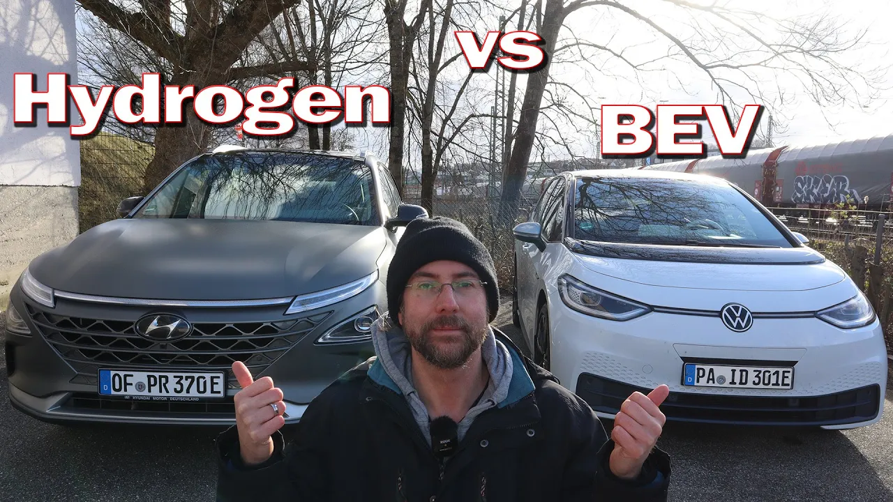Hydrogen Fuel Cell vs Battery Electric Car