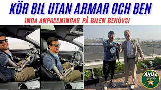 Kör bil utan armar och ben - inga anpassningar på bilen!