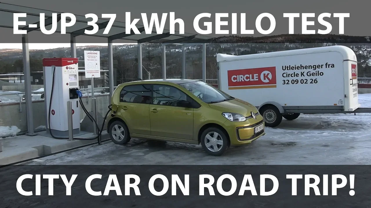VW e-Up 37 kWh Geilo test
