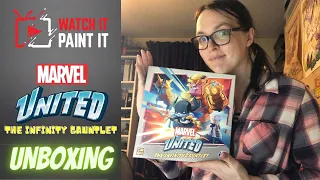 Marvel United : The Infinity Gauntlet - Unboxing & Miniature Review