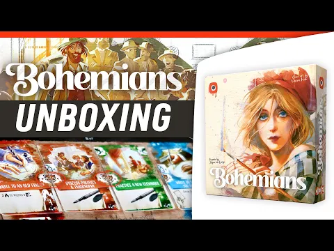 Bohemians | Unboxing | Boardgames