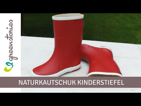 Video zu Grand Step Kindergummistiefel Beppo Rot
