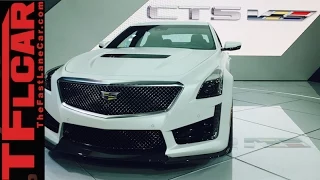 Watch  the 200 MPH  2016 Cadillac CTS-V Debut at the Detroit Auto Show
