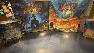 Unboxing: Atlantis Rising 2nd edition kickstarter and expansion Monstrosities
