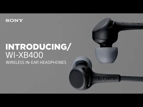 Video zu Sony WI-XB400 schwarz