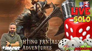 Fighting Fantasy Adventures Campaign One - Live SOLO Playthrough (EN) by Epitrapaizoume