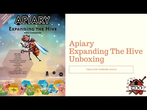 Apiary Expanding The Hive Expansion Board Game Unboxing
