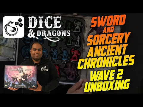 Dice and Dragons - Sword and Sorcery Ancient Chronicles All - In Wave 2 Unboxing