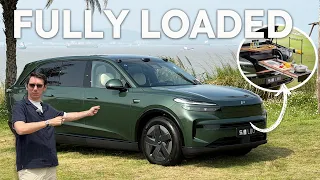 ONVO L80 First Look: An EV that comes with its own KITCHEN!