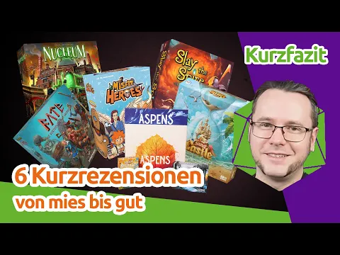 6 Spiele-Kurzfazits: Sand Castle, Misfit Heroes, Aspens, Slay the Spire, Fate, Nukleum | staygeeky