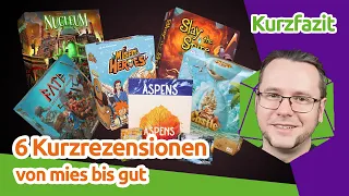 6 Spiele-Kurzfazits: Sand Castle, Misfit Heroes, Aspens, Slay the Spire, Fate, Nukleum | staygeeky