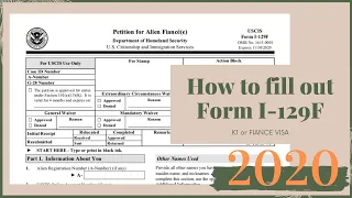 HOW TO FILL OUT FORM I-129F without any RFE + MORE TIPS AND TRICKS