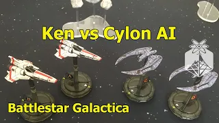 Battlestar Galactica Starship Battles 003 Ken vs Cylon AI