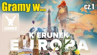 KIERUNEK EUROPA / ABROAD - cz.1 rozgrywki w nowość od Geekach Games