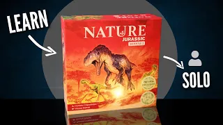 Nature Board Game | Teaching Solo Playthrough (Jurassic Expansion)