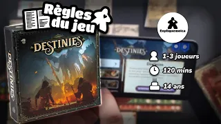 ️ DESTINIES ️ règle du jeu en français par expliquemoica de chez LUCKY DUCK GAMES