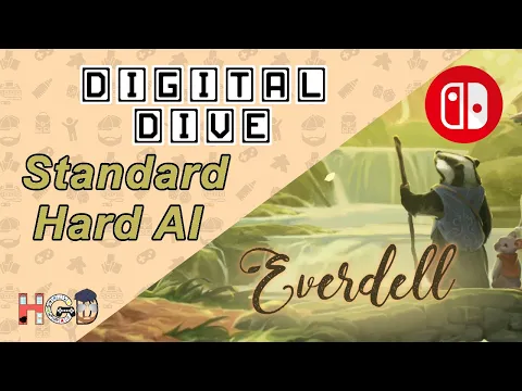Everdell – Standard Game HARD AI – Digital Dive on Switch