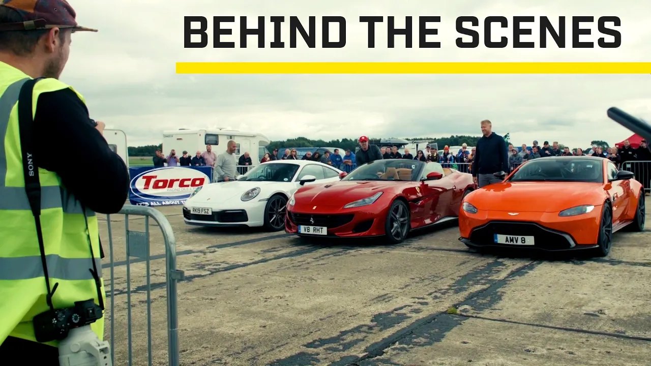 MAKING OF: Sports cars at Top Speed Tuesday | Top Gear: Series 28