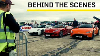 MAKING OF: Sports cars at Top Speed Tuesday | Top Gear: Series 28