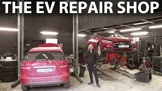 Visiting the new Bilexperten Bosch EV workshop