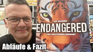 Endangered (Grand Gamers Guild / asmodee) - kooperatives Kennerspiel mit dem Fokus auf Tierschutz