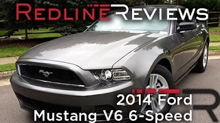 2014 Ford Mustang V6 6-Speed Review, Walkaround, Exhaust & Test Drive