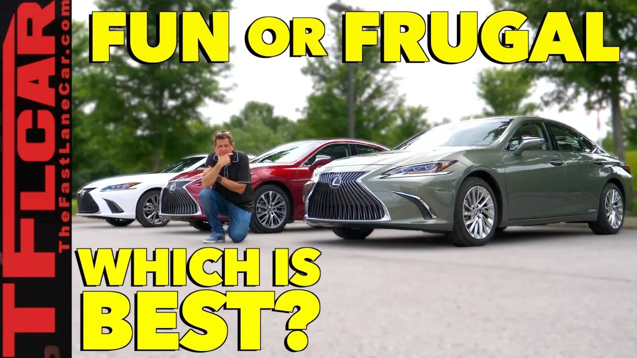 Compared: 2019 Lexus ES vs F-Sport vs Hybrid Review