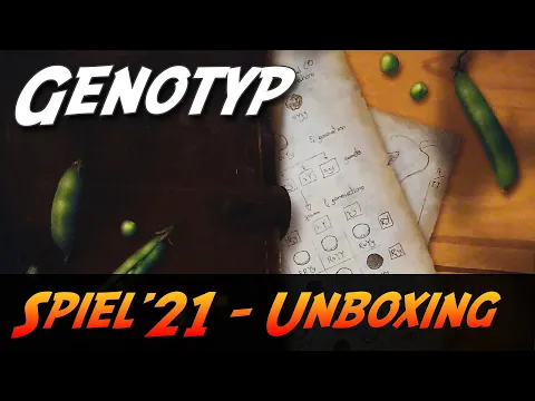 Genotyp - SPIEL 21 Neuheit Unboxing (Schwerkraft-Verlag)