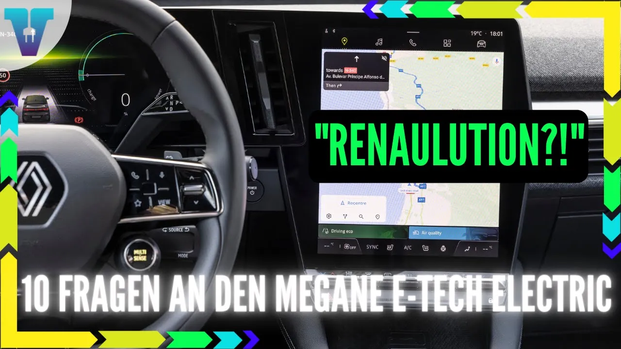 10 Fragen zum Renault Megane E-Tech Elektro 2022 - Vorstellung [Deutsch 4K] | Vision E Drive #156