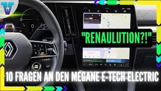 10 Fragen zum Renault Megane E-Tech Elektro 2022 - Vorstellung [Deutsch 4K] | Vision E Drive #156