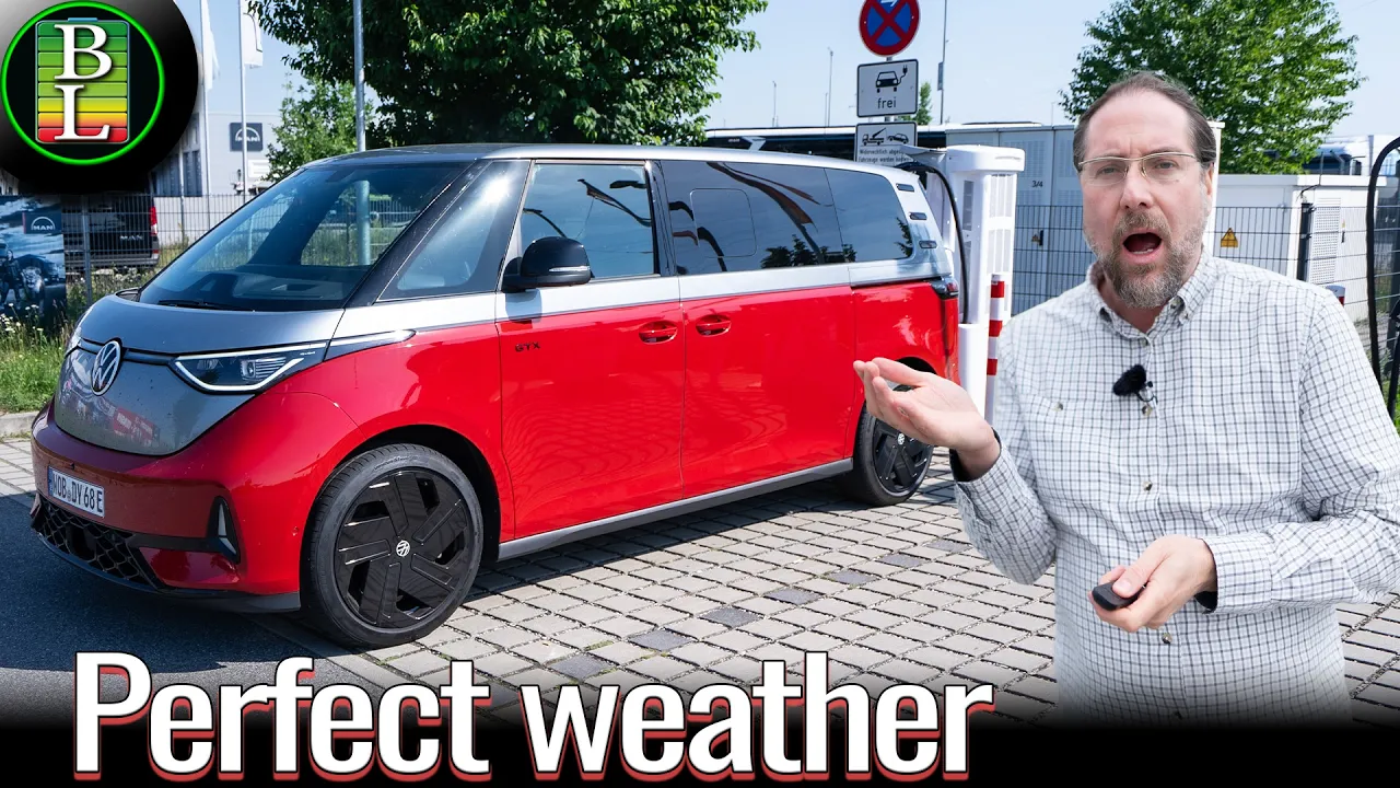 VW ID. Buzz GTX Long Wheelbase (86 kWh) Range Test at 110 km/h (68 mph) | Much Better Than 130?