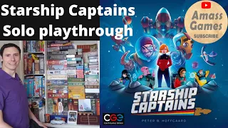 Starship Captains Solo Playthrough board game - Czech Games Edition Essen Spiel22 release AmassGames