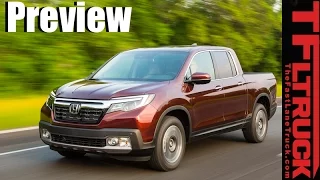 2017 Honda Ridgeline Sneak Peek: Is this 2nd Gen Honda Pickup a Pilot with a Bed?