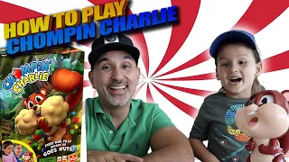 Chompin Charlie Kids board game. Review and Game Play.