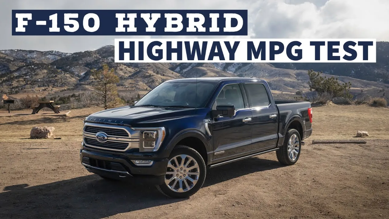 Ford F-150 PowerBoost Hybrid 70 MPH Highway Fuel Efficiency Test