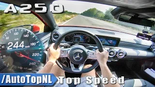 2019 Mercedes A Class A250 AMG Line 2.0 TURBO 224HP AUTOBAHN POV TOP SPEED by AutoTopNL