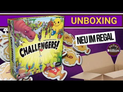 CHALLENGERS! | WAS IST DRIN? Brettspiel Unboxing & kurze Spiel Vorstellung [Brettspiele]