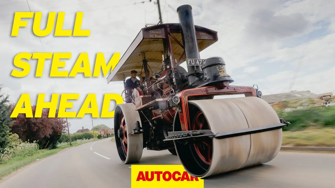 Marshall steamroller driven - 2022's slowest road test | Autocar