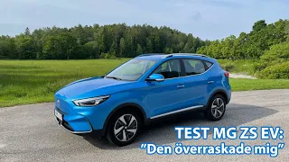 Test: MG ZS EV 2022 Luxury - "Den överraskade mig"