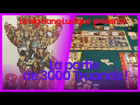 La partie de 3000 truands #jds - de Unexpected Games - Partie à 4 joueurs #jdp #j2s #jeuxdesociete