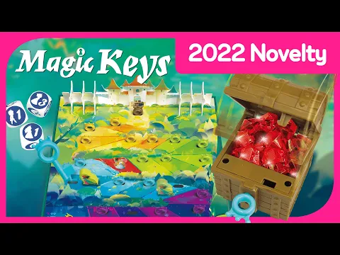 Magic Keys : Open the treasure chest! l Boardgame l HappyBaobab