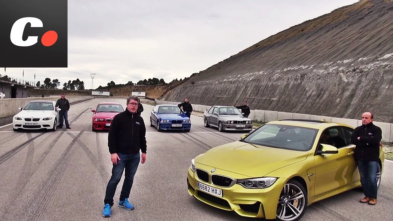 BMW M3 / M4: E30, E36, E46, E92, F82 | Prueba Comparativa / Review en español | coches.net
