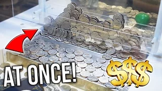 Coin Pusher || 200 QUARTERS AT ONCE!!  ( CLOSED )