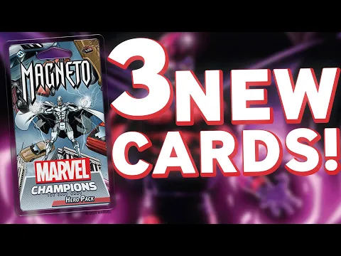 Three New Magneto Marvel Champions Cards!