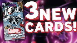 Three New Magneto Marvel Champions Cards!